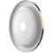 Ekena Millwork PVC Medallion (Canopies up to 13 1/2"), 22"OD x 3 1/2"ID x 1 1/2"P, Metallic Antique Brass CMP22TRCAB - alternate 3